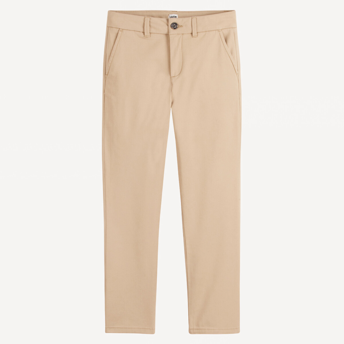 Pantalón chino beige oscuro, LA REDOUTE COLLECTIONS
