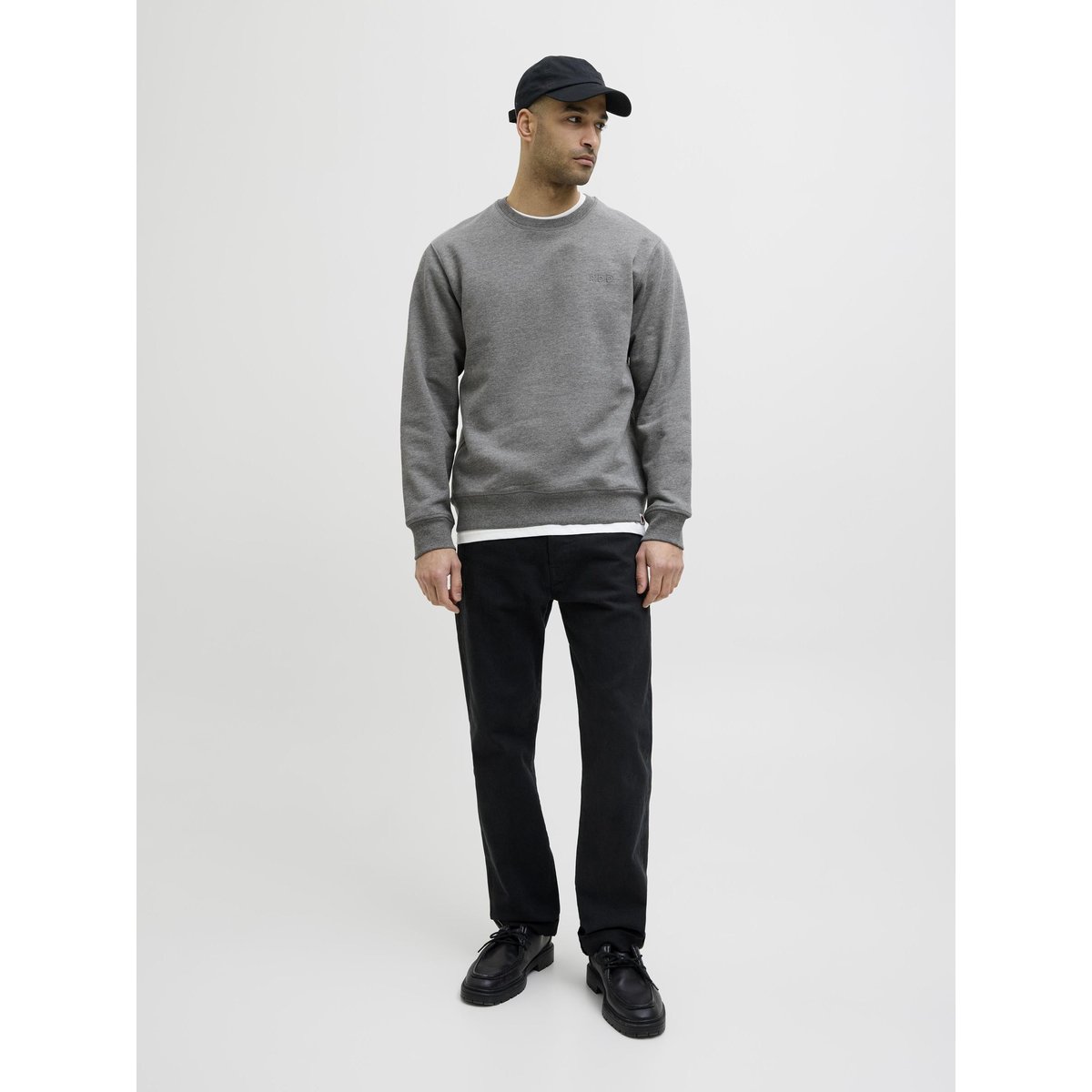 Sweat-Shirt grey melange, JACK & JONES