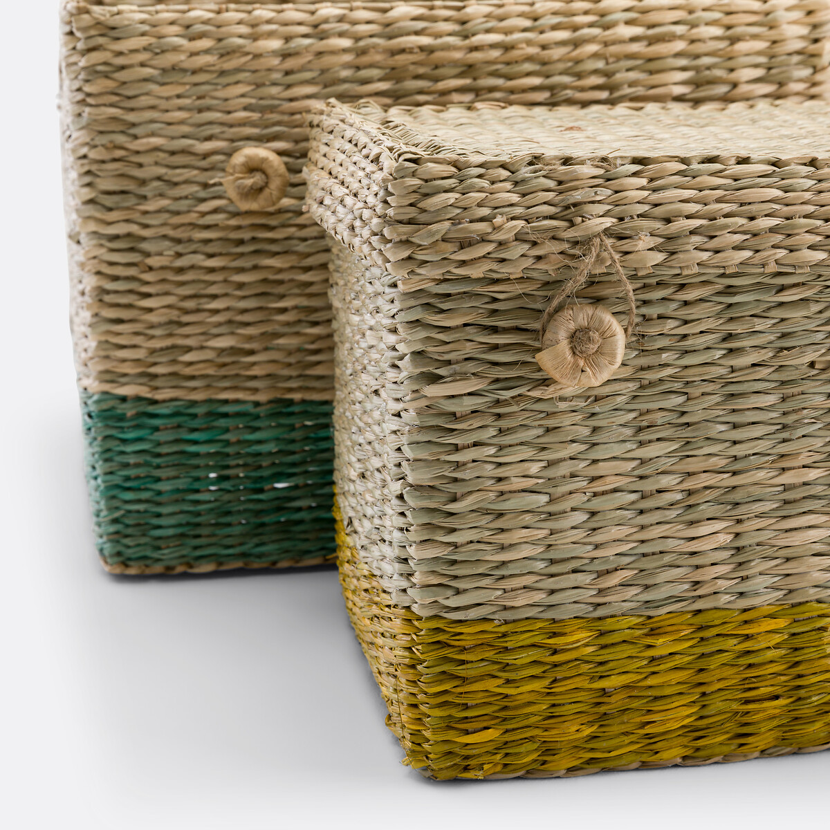 Lot de 2 malles en herbier, Fanero multicolore, LA REDOUTE INTERIEURS