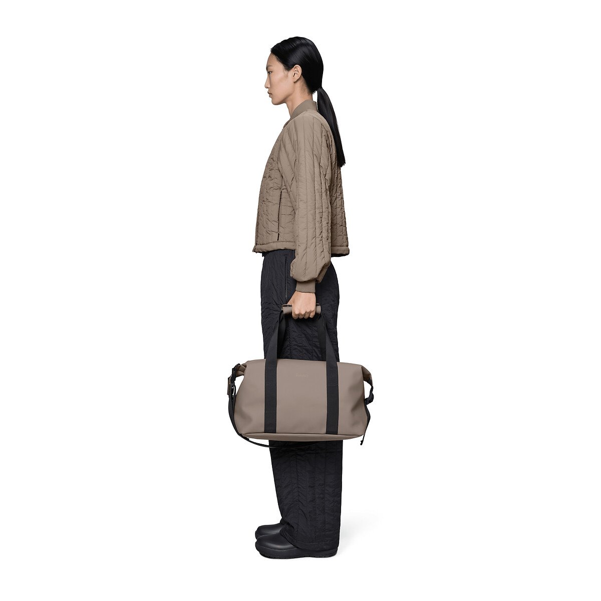 Sac week-end unisexe, HILO SMALL gris cendré, RAINS