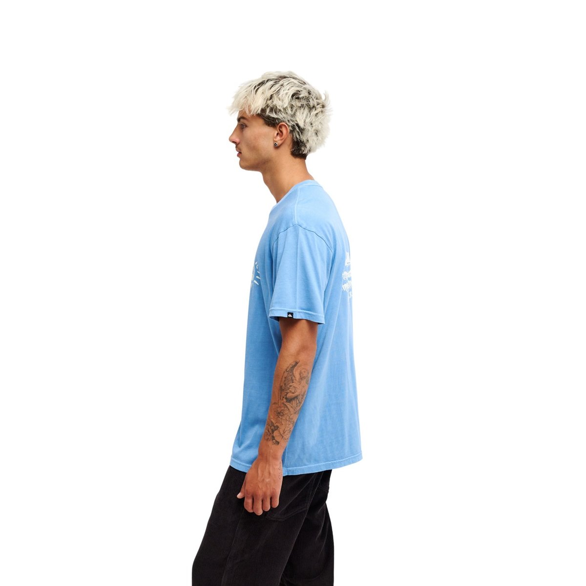 T-Shirt manches courtes EVO NEON BLUE bleu quiet harbor, QUIKSILVER