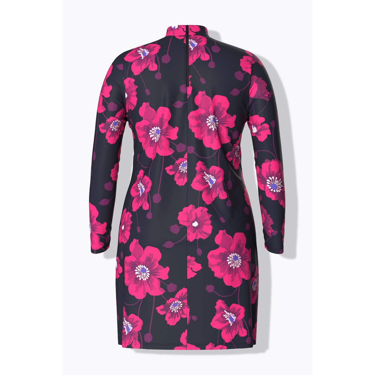 Robe de bain avec bonnets souples noir, ULLA POPKEN