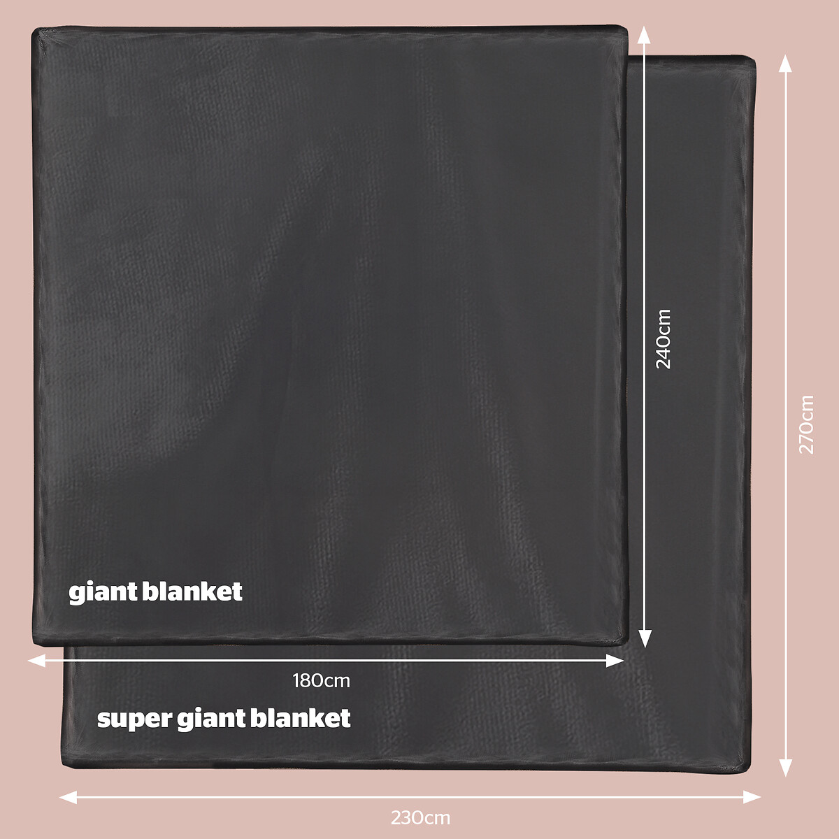 Snugsie XL Giant Family Blanket grey, SILENTNIGHT