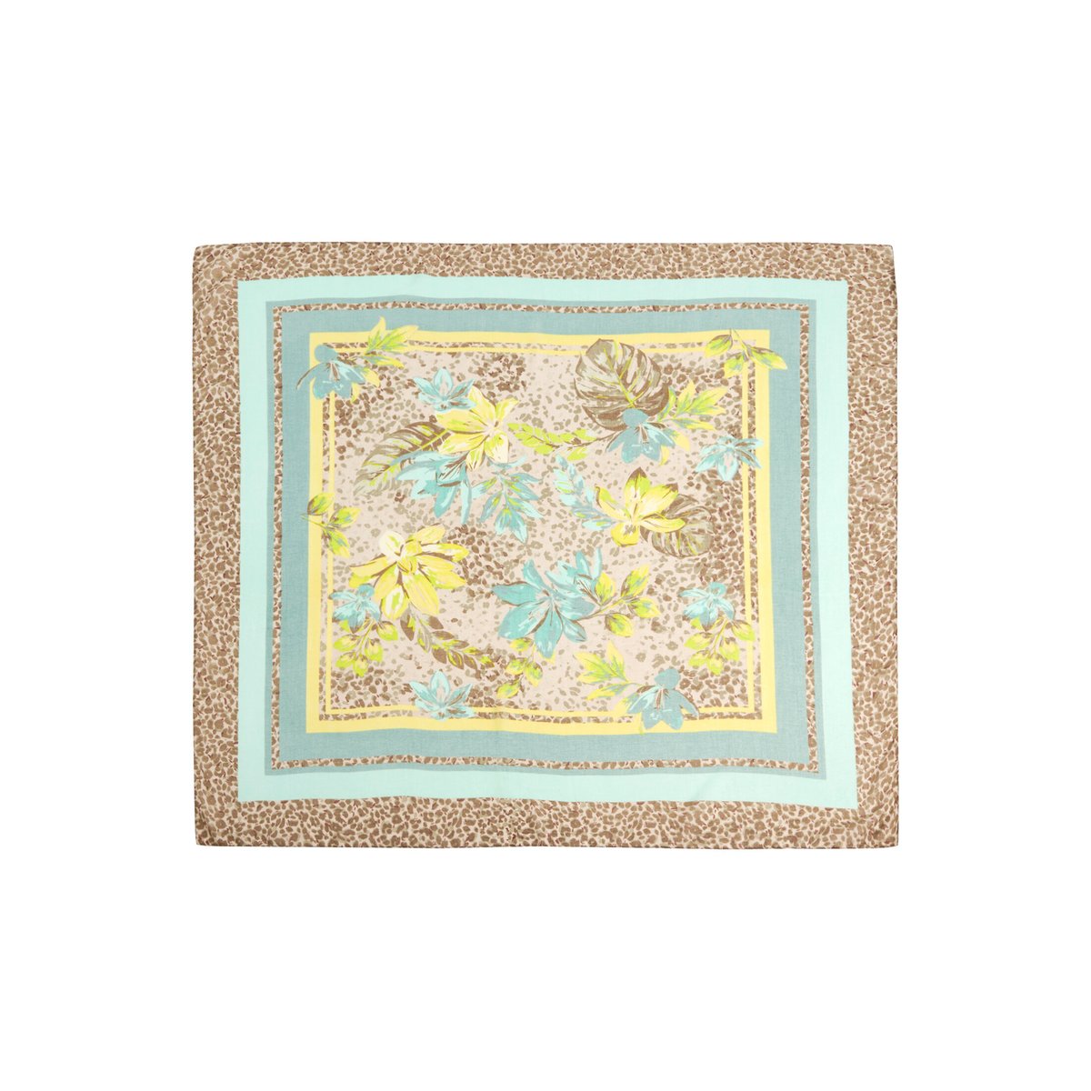 Foulard à imprimé à fleurs beige/yellow, BETTY BARCLAY