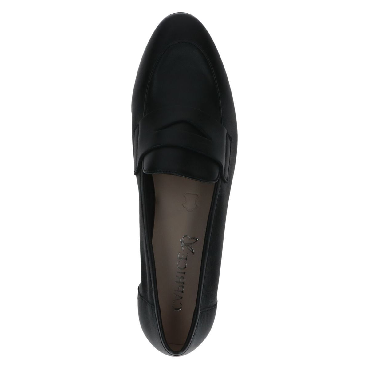 Slipper en cuir noir nappa, CAPRICE