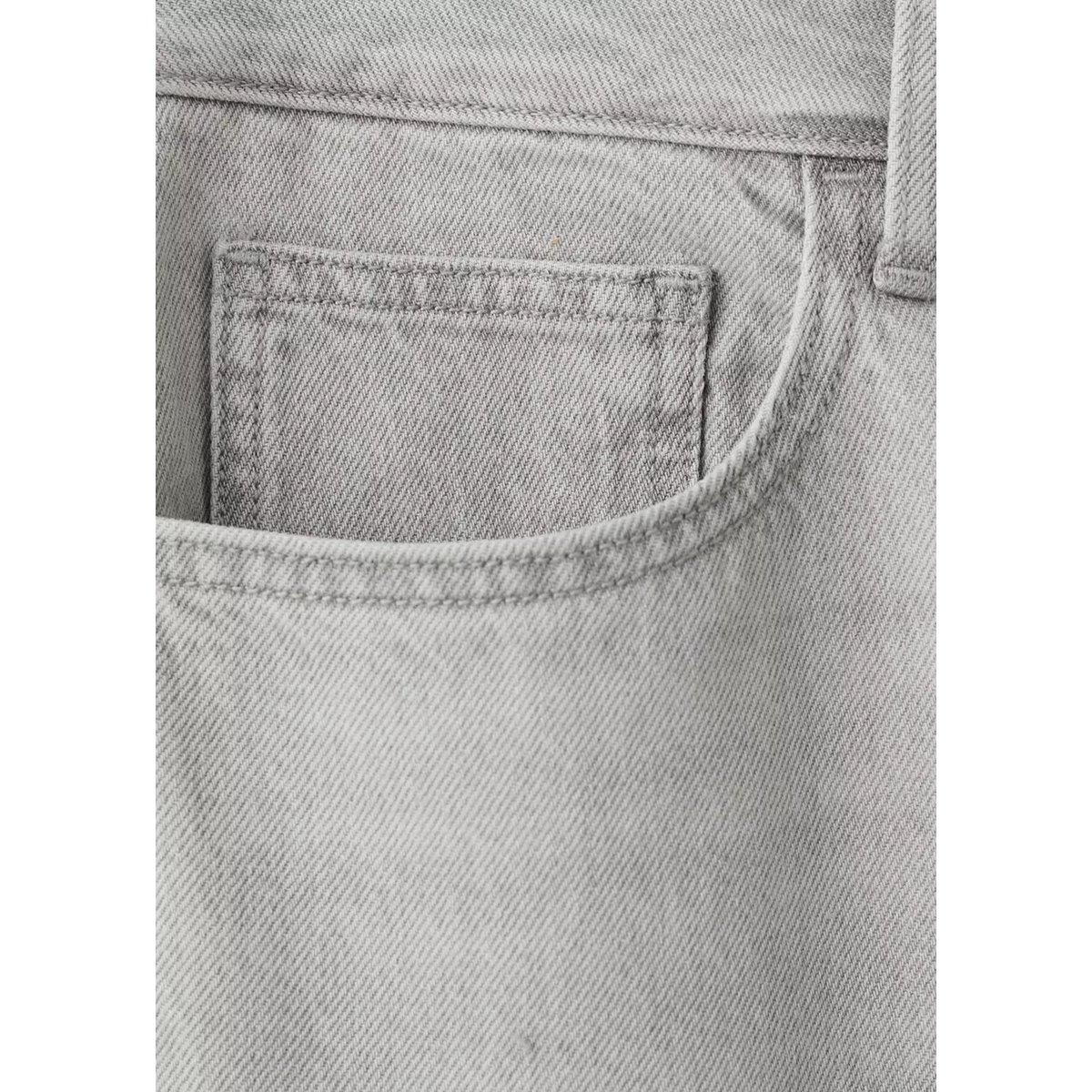 Jean regular-fit gris denim, MANGO TEEN