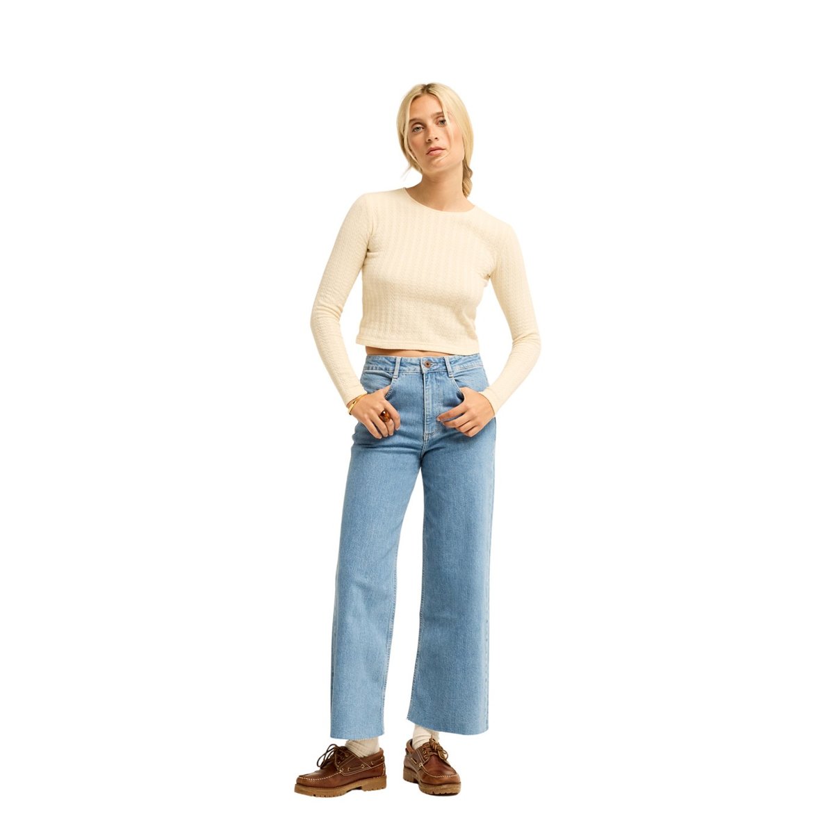 Jean coupe large BE FREE DENIM bleu surf spray, BILLABONG