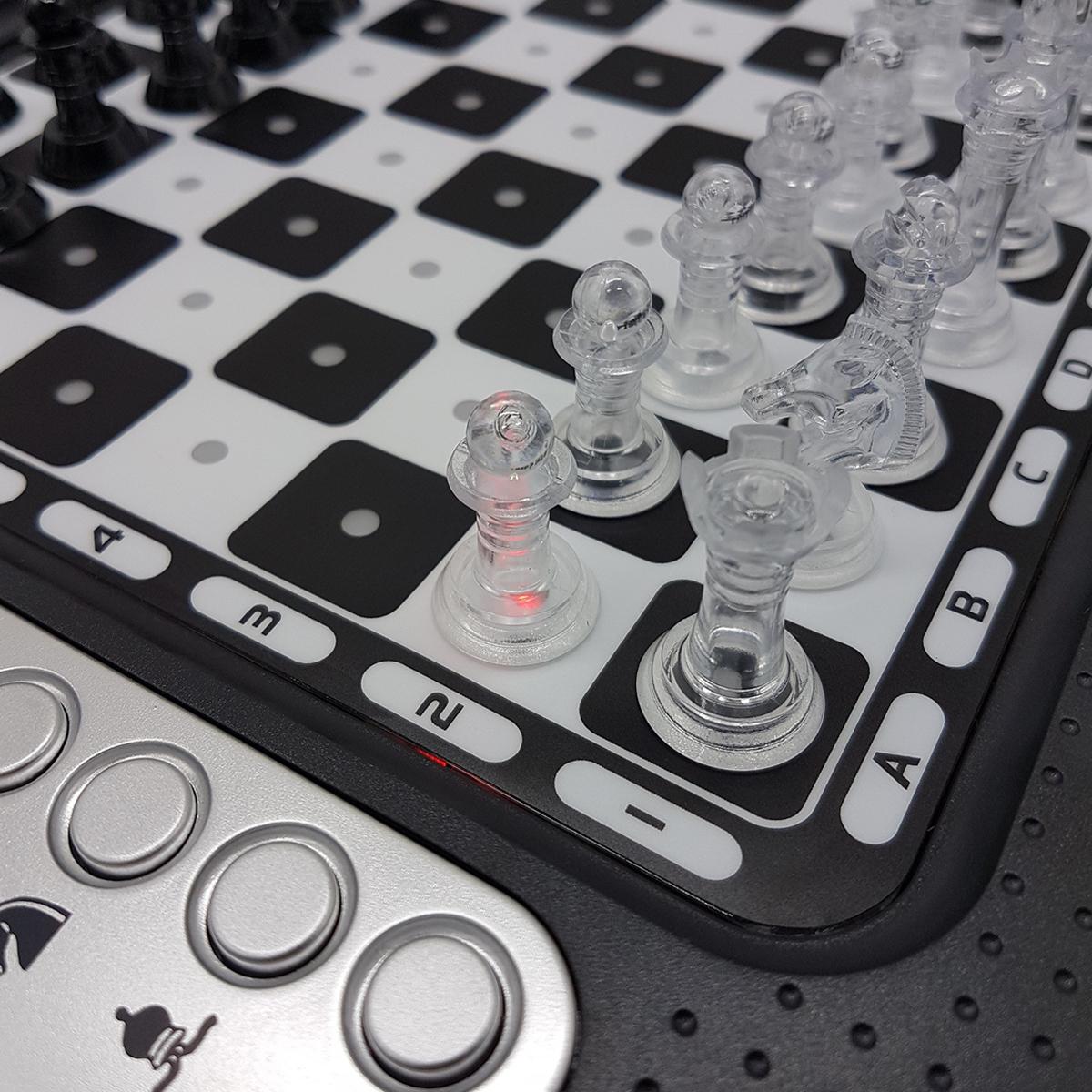 ChessMan FX jeu d'échecs magnétique & électronique noir, LEXIBOOK