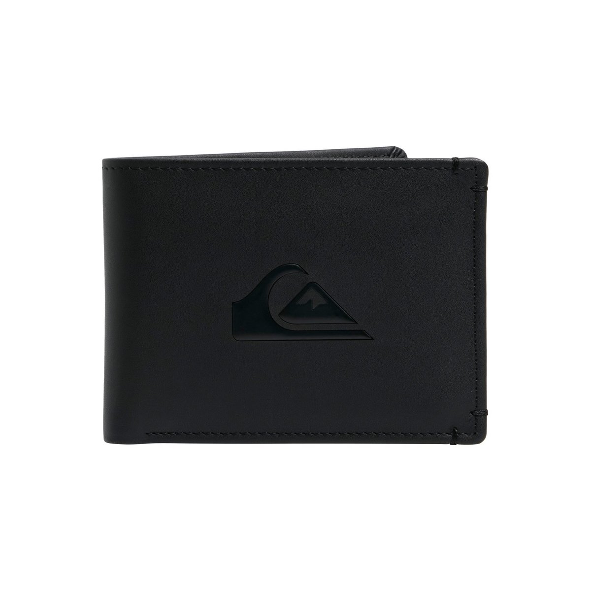 Portefeuille deux volets en cuir NEW MISS DOLLAR noir black, QUIKSILVER