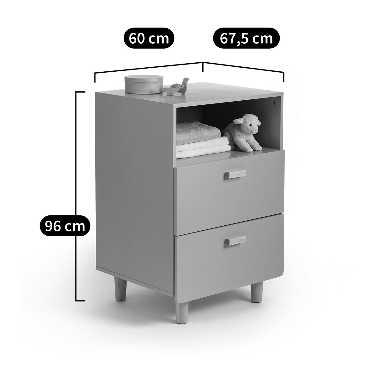 Table à langer, Jimi blanc, LA REDOUTE INTERIEURS