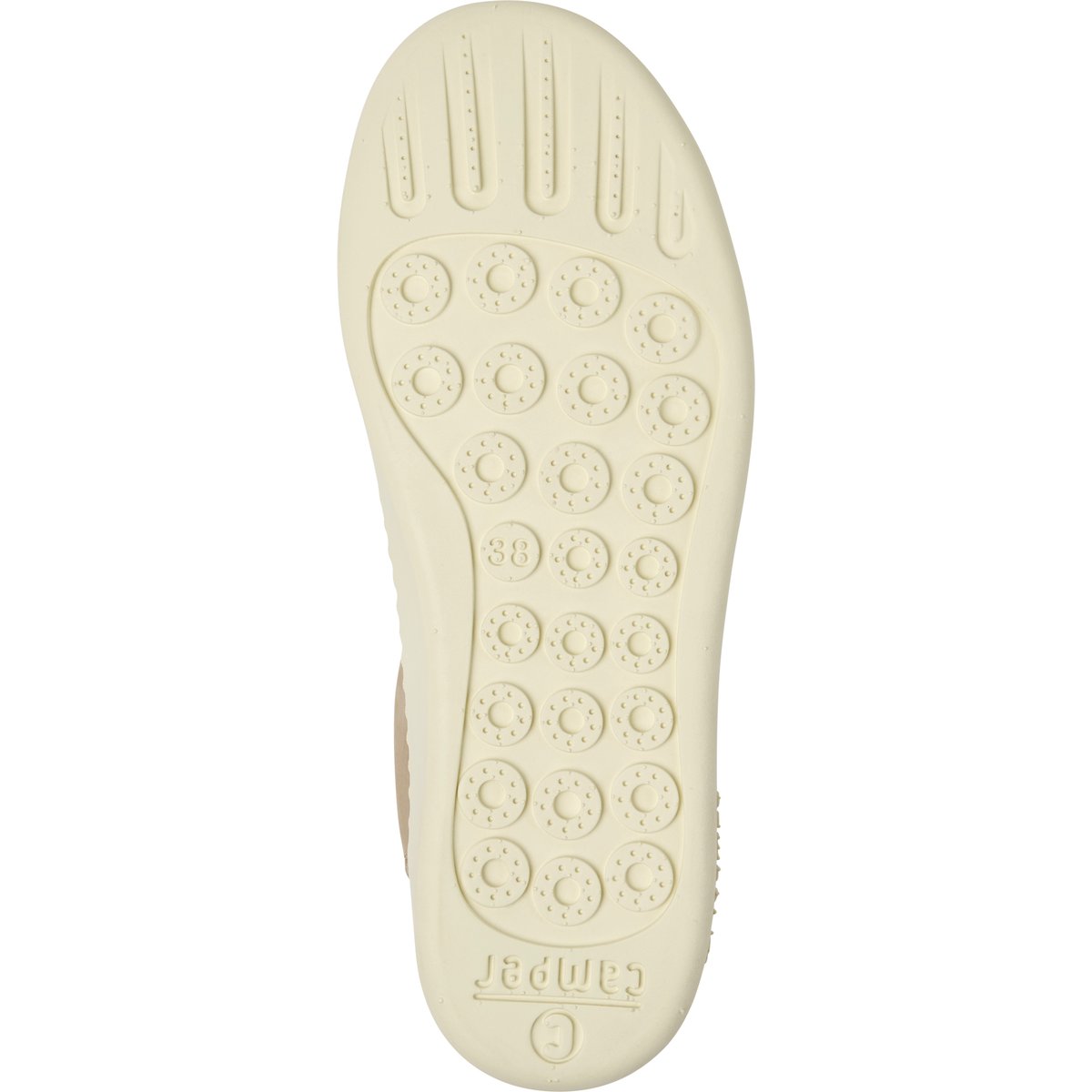 Baskets Peu Touring Nubuck Leather beige clair 057, CAMPER
