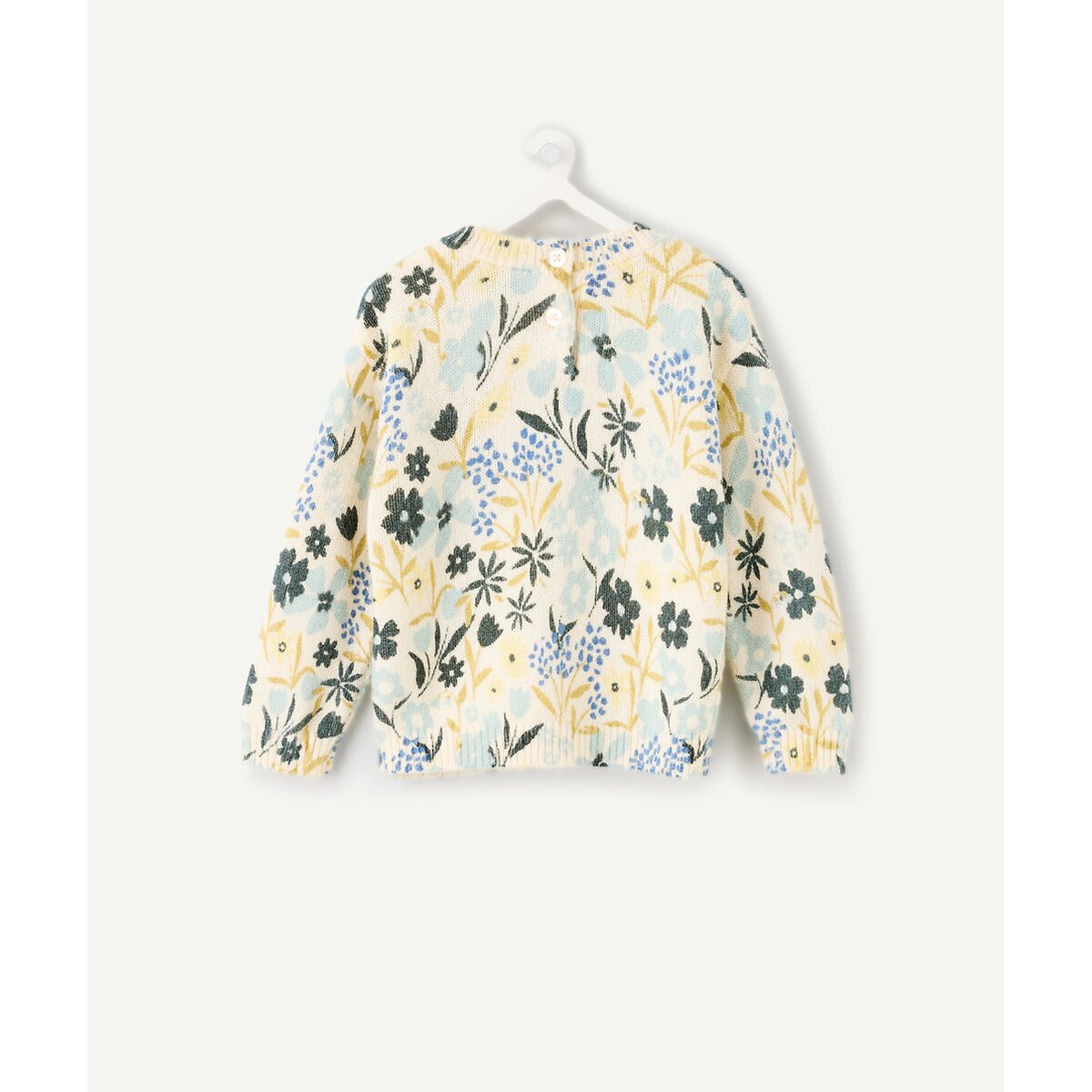 Floral Print Jumper ecru , TAPE A L'OEIL