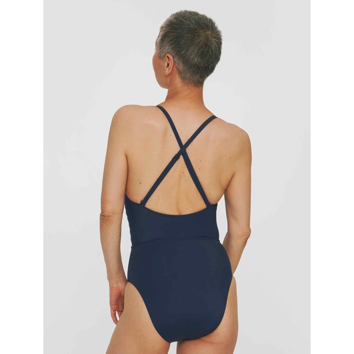 Maillot de bain 1P menstruel - Flux moyen bleu marine, SMOON