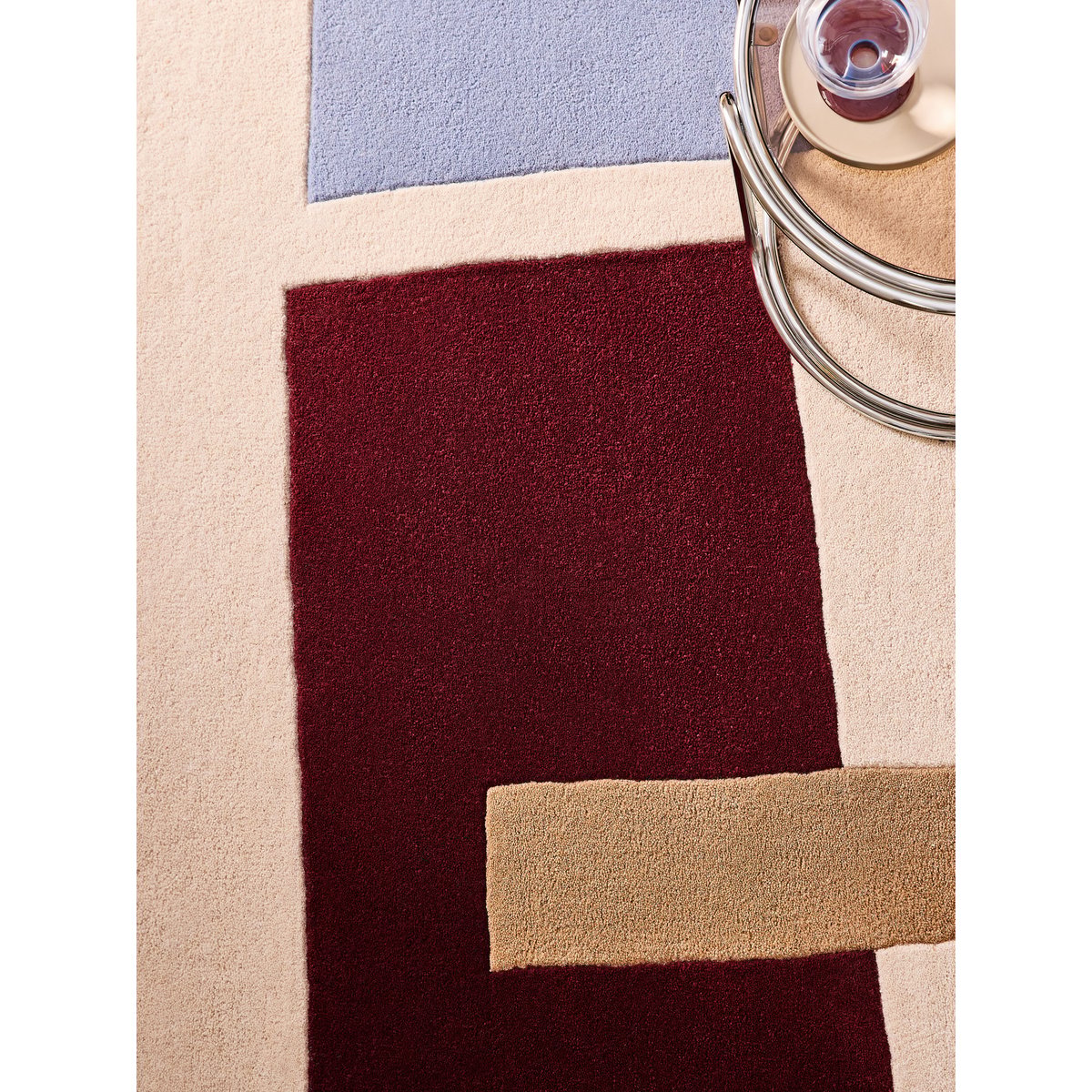 Tapis de salon et chambre pure laine VANESSA multicolore, NOVATREND