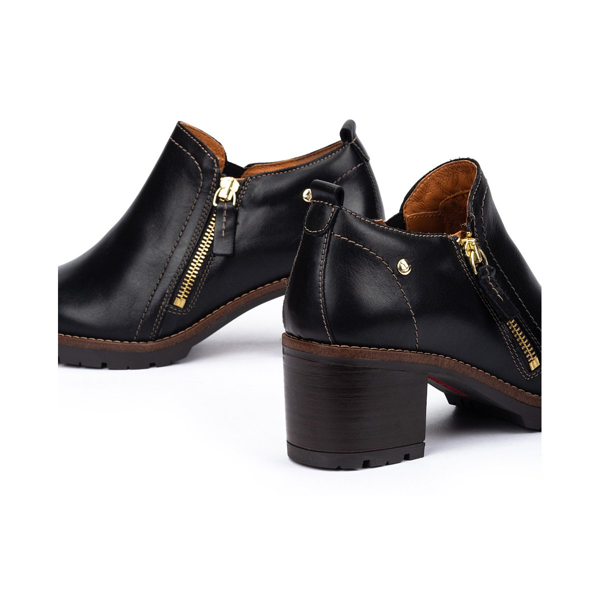Chaussures montantes cuir Llanes black, PIKOLINOS