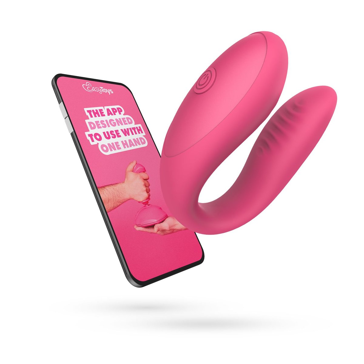 Vibromasseur pour couples - contrôlé par application ORIO rose, EASY CONNECT