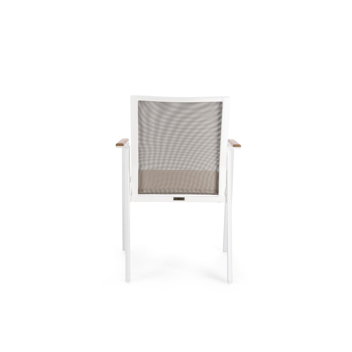 Chaises de jardin empilables en aluminium (lot de 4) - KERVER blanc, HELLIN, DEPUIS 1862