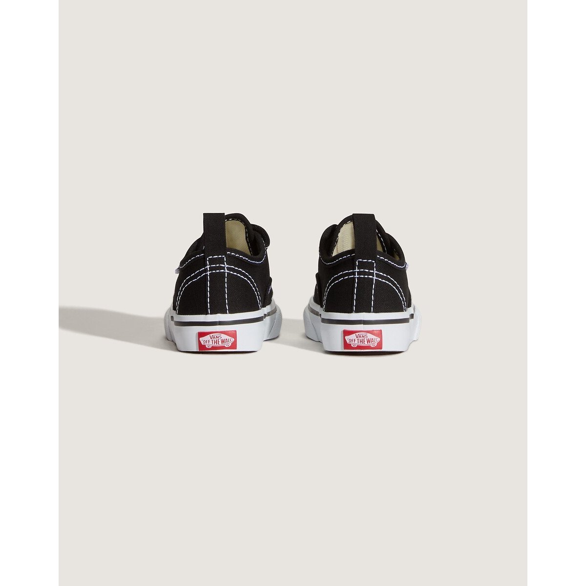Kids Authentic Low Top Trainers with Touch 'n' Close Fastening black, VANS