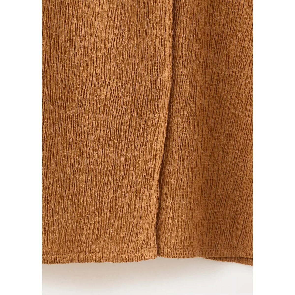 Jupe portefeuille fluide orange brûlé, MANGO TEEN