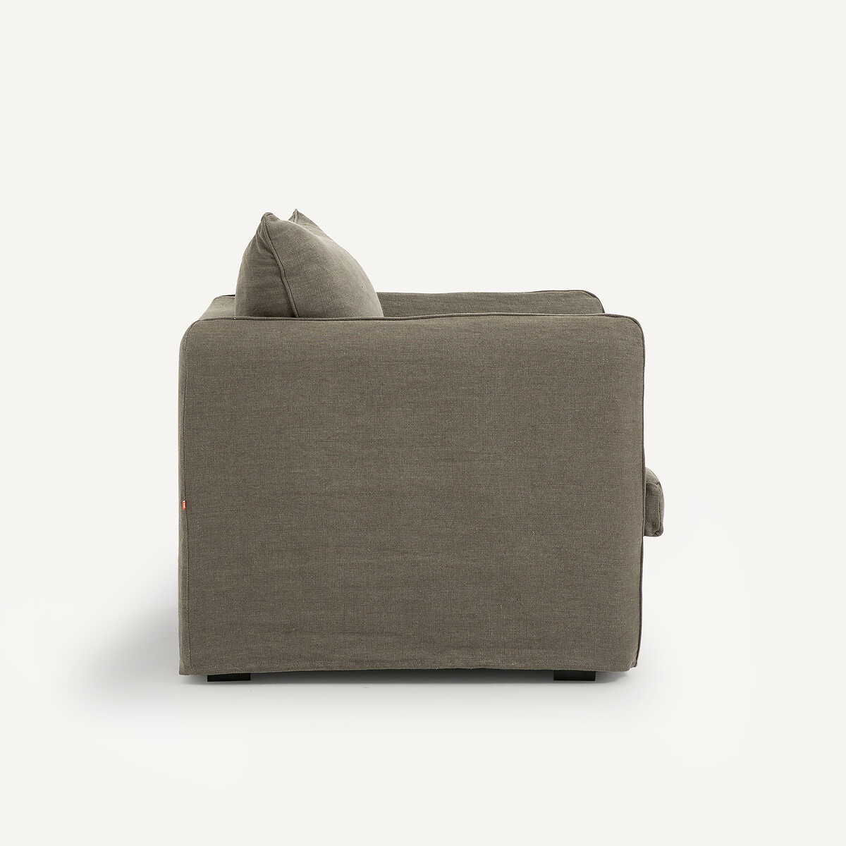 Fauteuil lin épais stonewashed, Neo Chiquito ecorce, AM.PM