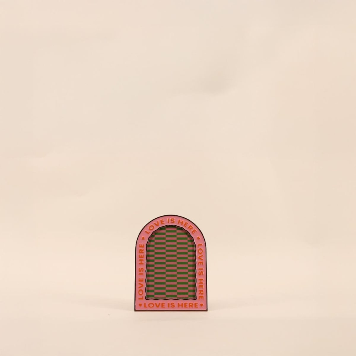 Cadre photo arche moulure 14x19cm rose, KERSTEN