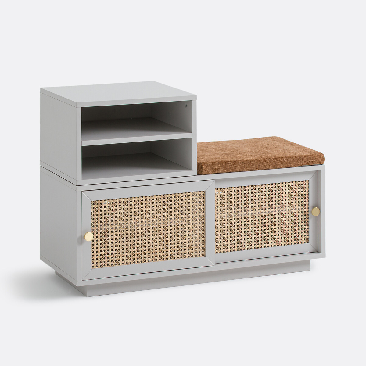 Banc d’entrée, Paola gris/naturel, LA REDOUTE INTERIEURS