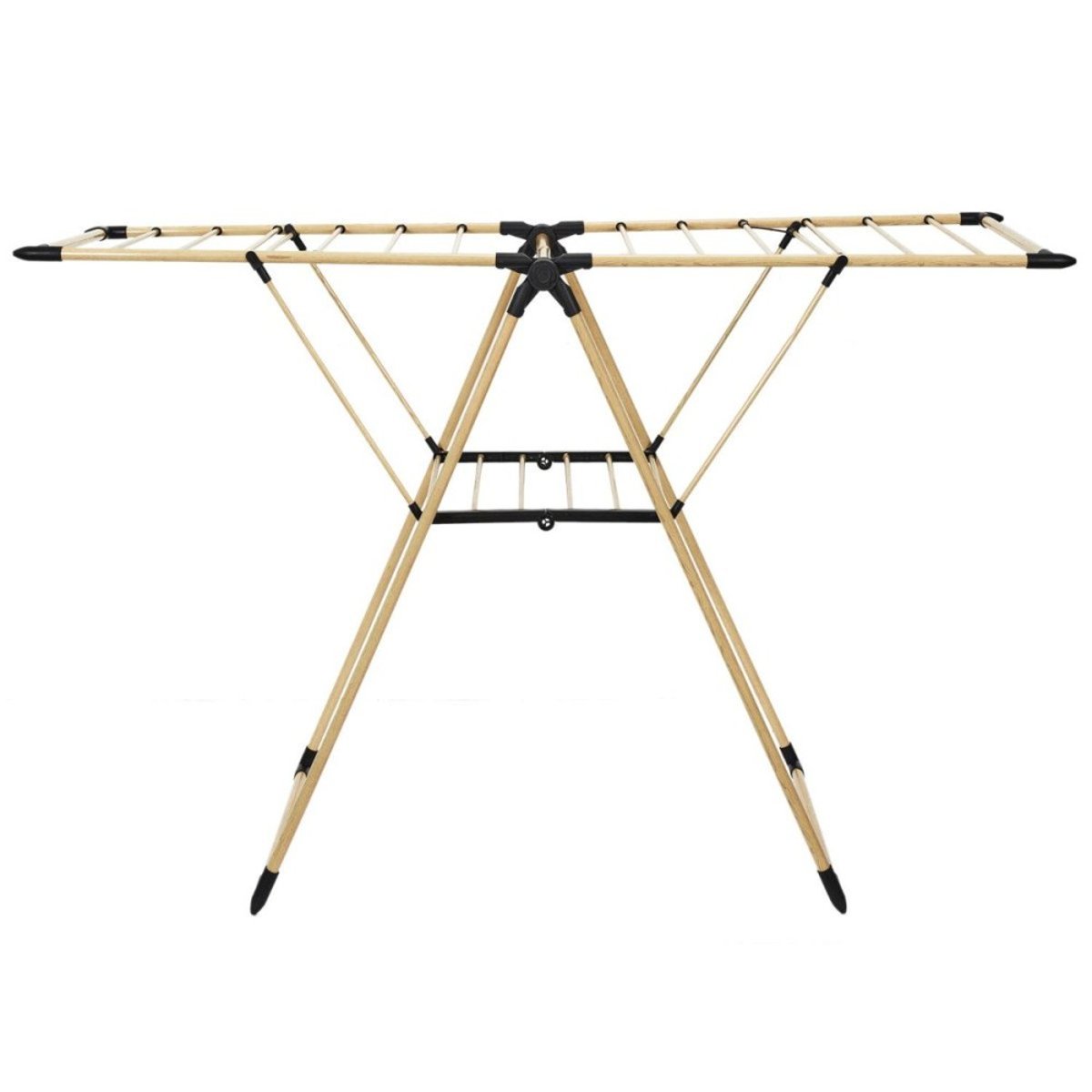 Etendoir à linge effet bois 13m étendage beige, DECORATIE