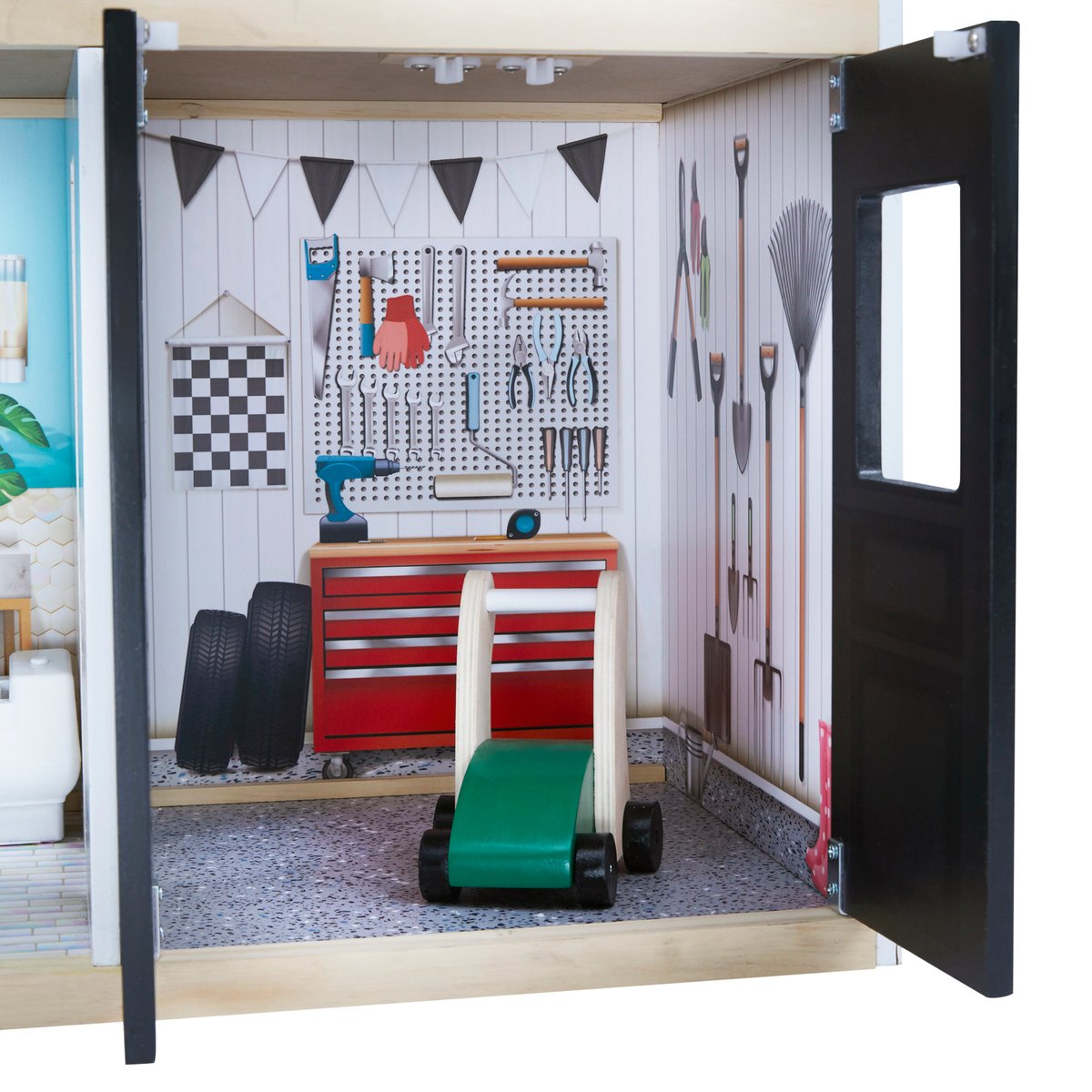 Maison Poupée Enfant Bois DREAMLAND multicolore, TEAMSON KIDS