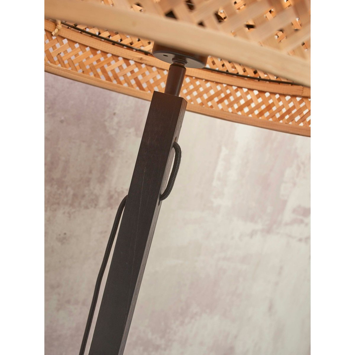 Lampadaire Bambou BHUTAN naturel, GOOD & MOJO