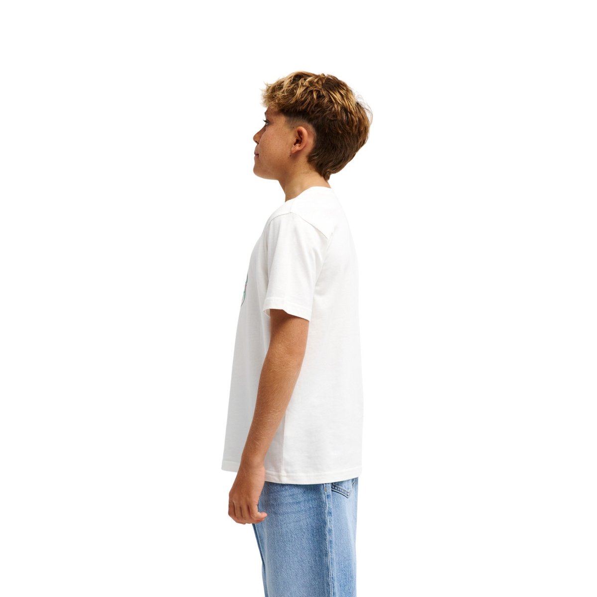 T-Shirt manches courtes FISHING blanc snow white, QUIKSILVER