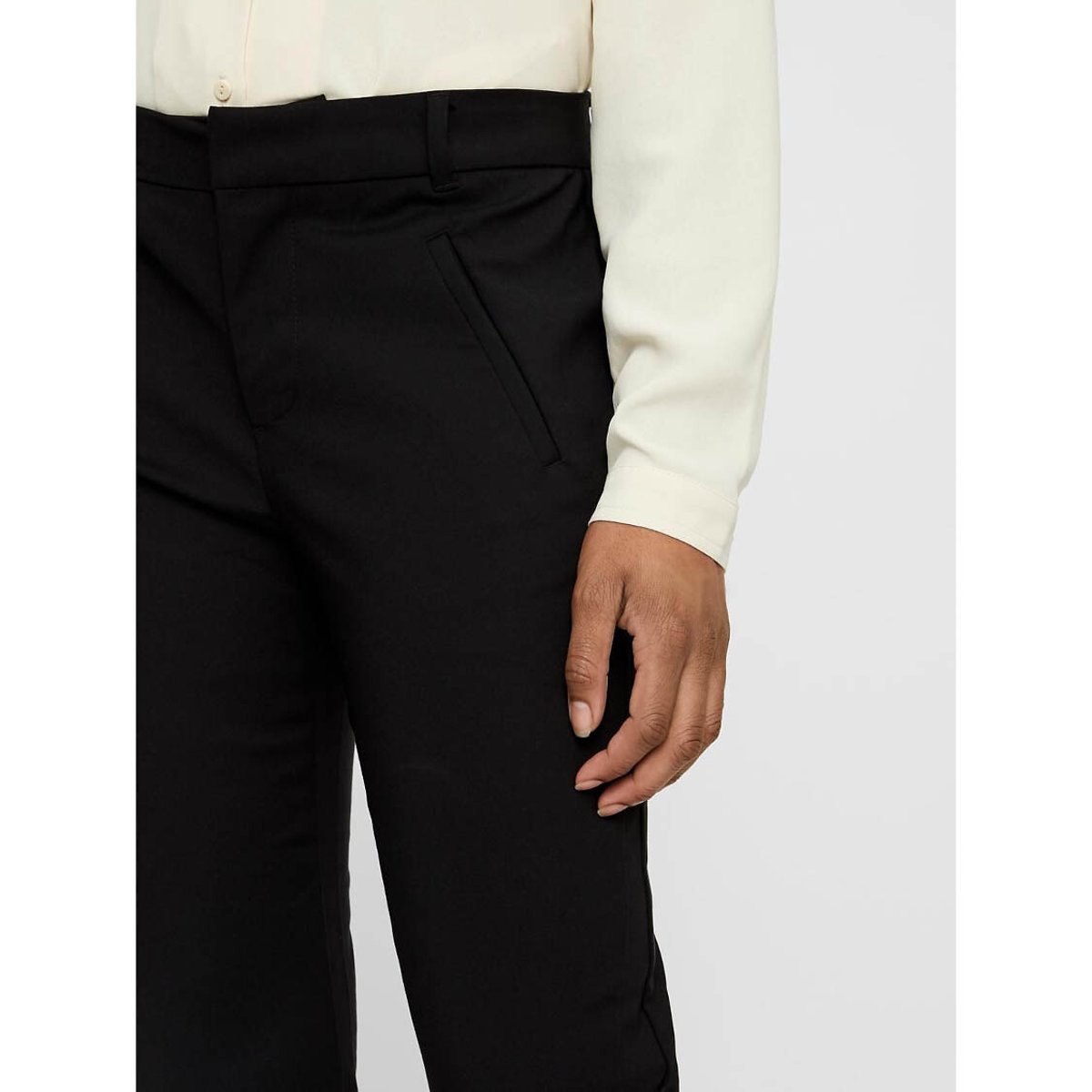 Ankle Grazer Peg Trousers black, VERO MODA