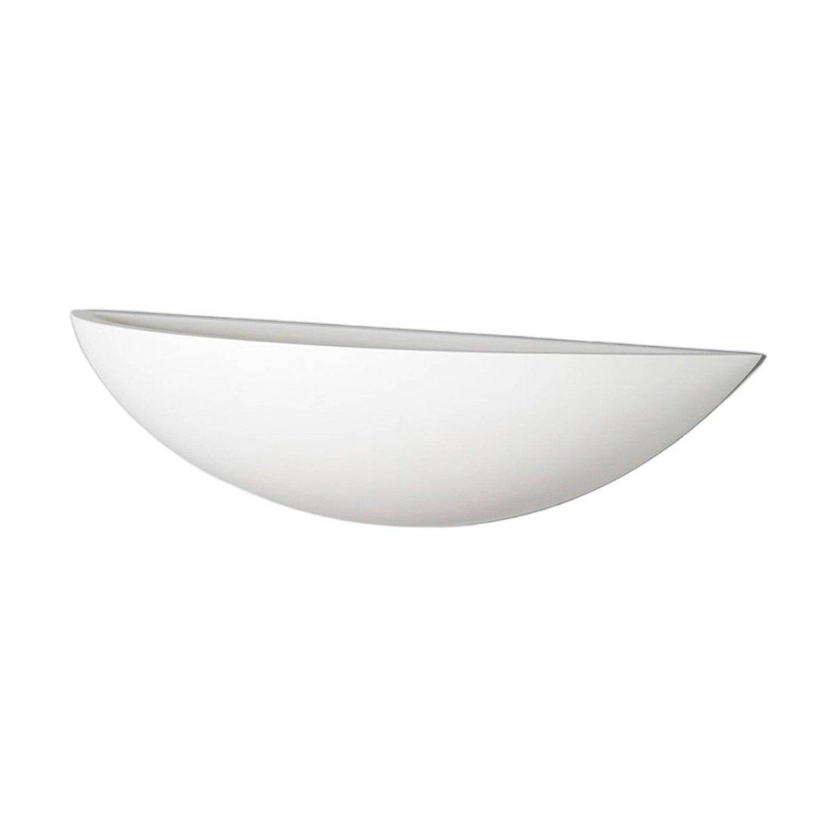Applique en plâtre moderne, Guilia blanc, LINDBY