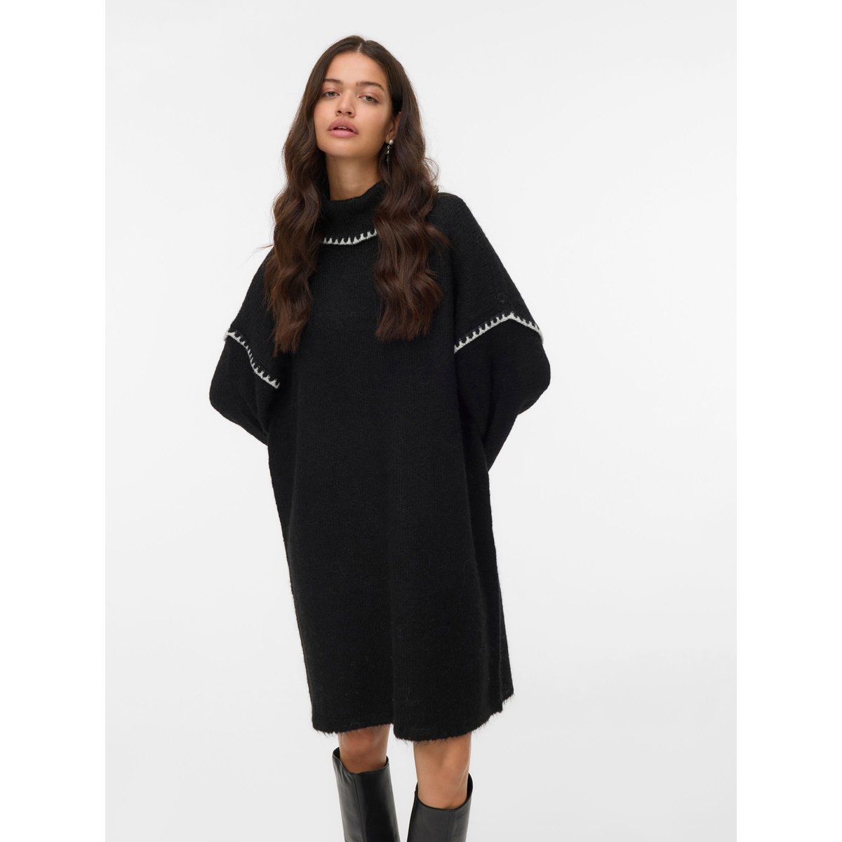 Robe En Maille black 1, VERO MODA