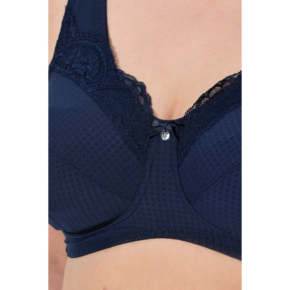 Soutien-gorge de maintien, sans armatures bleu nuit, ULLA POPKEN