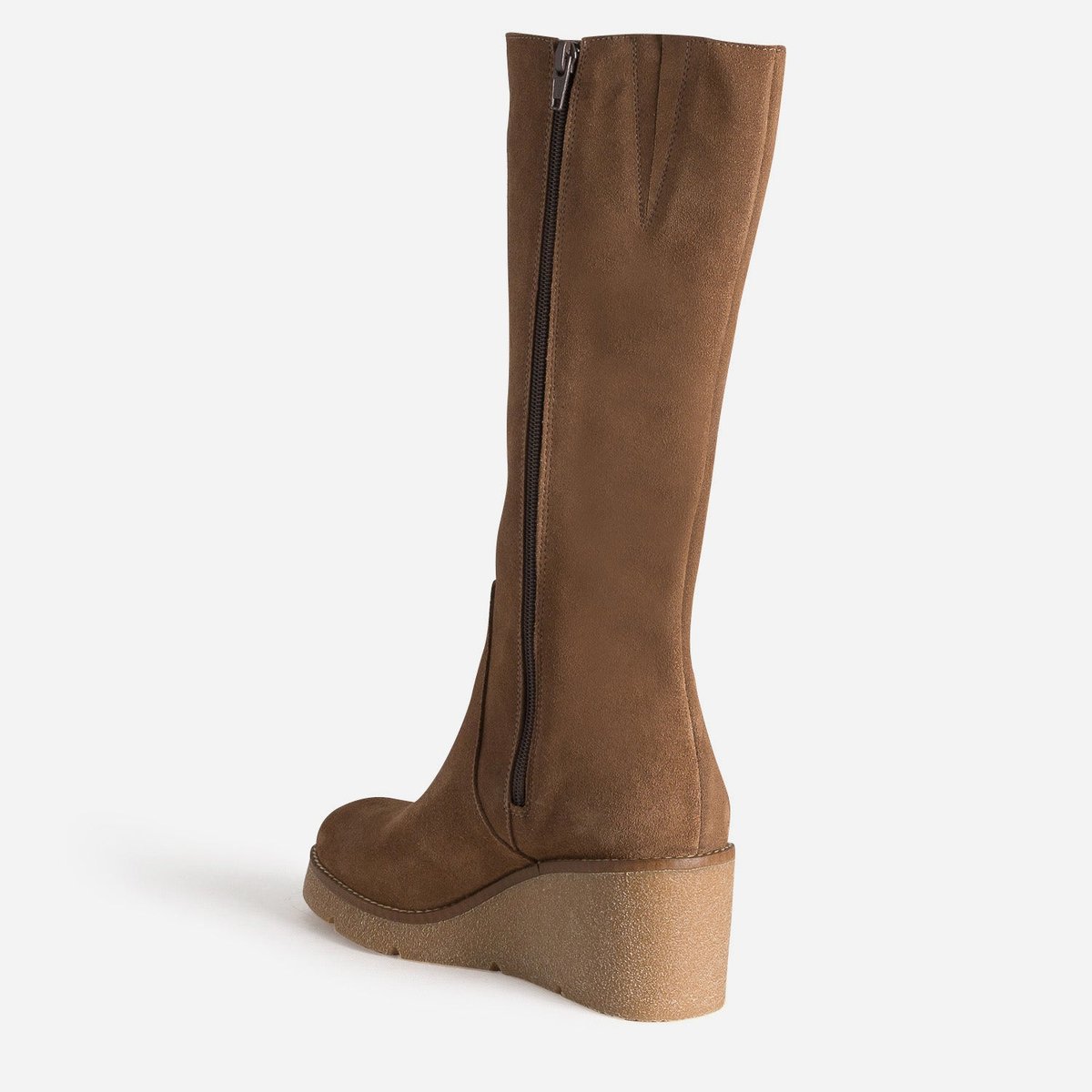 Botte À Talon en cuir MAYA taupe, ERAM