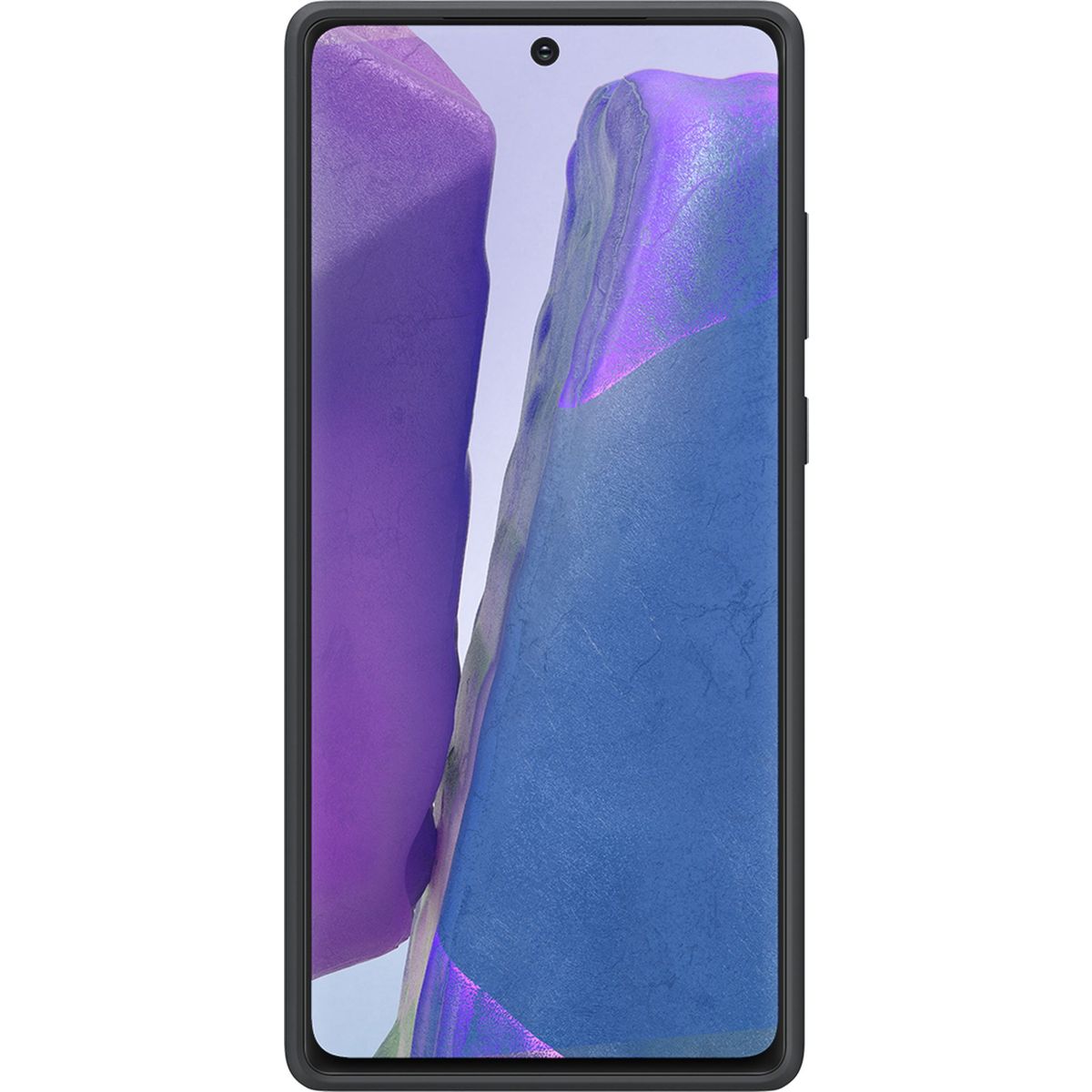 Coque Note 20 Silicone noir noir, SAMSUNG