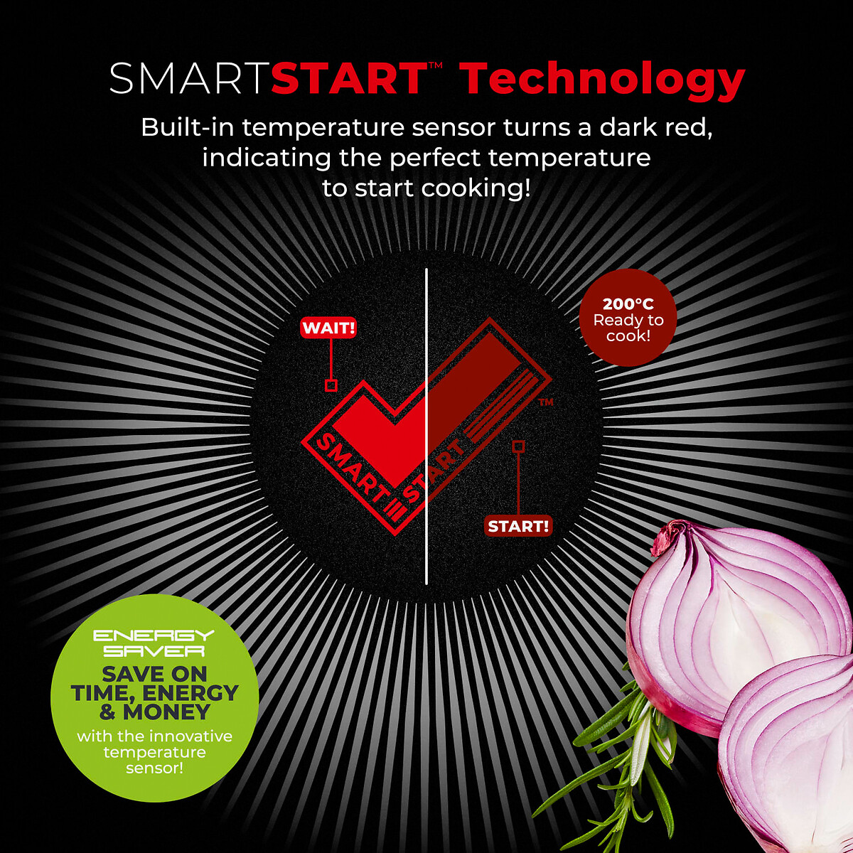 28cm Smart Start Forged Multi-Pan black, TOWER