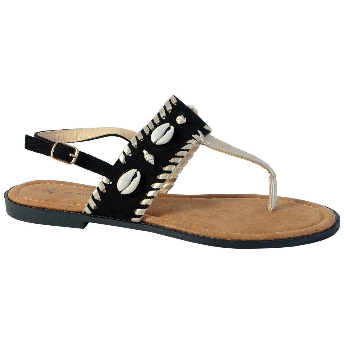 Sandale Tx3961 noir, THE DIVINE FACTORY