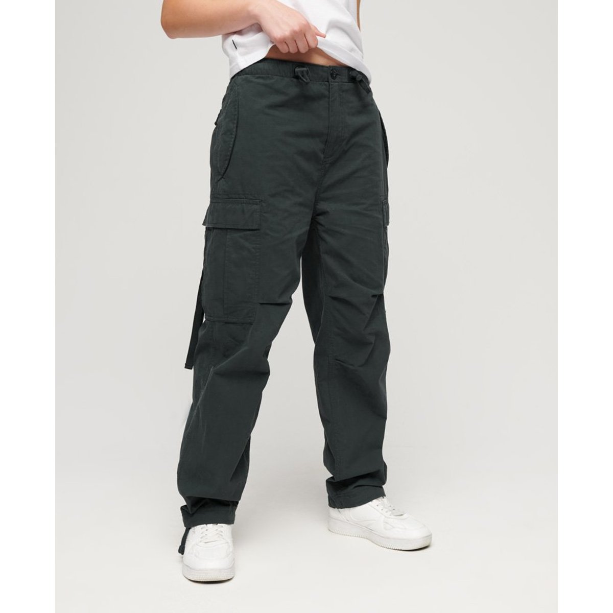 Pantalon Grip Parachute bleu nuit foncé, SUPERDRY