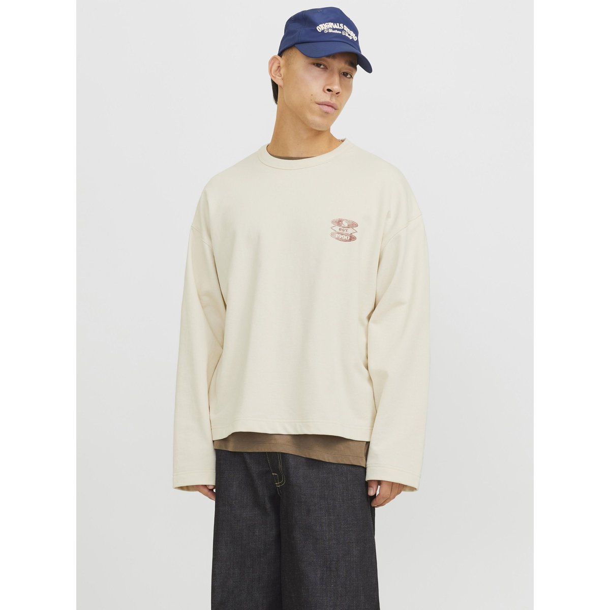 Sweat-Shirt ecru, JACK & JONES