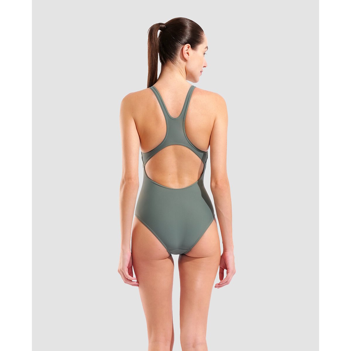 Maillot de bain 1 pièce LILY SWIM PRO BACK kaki/vert, ARENA