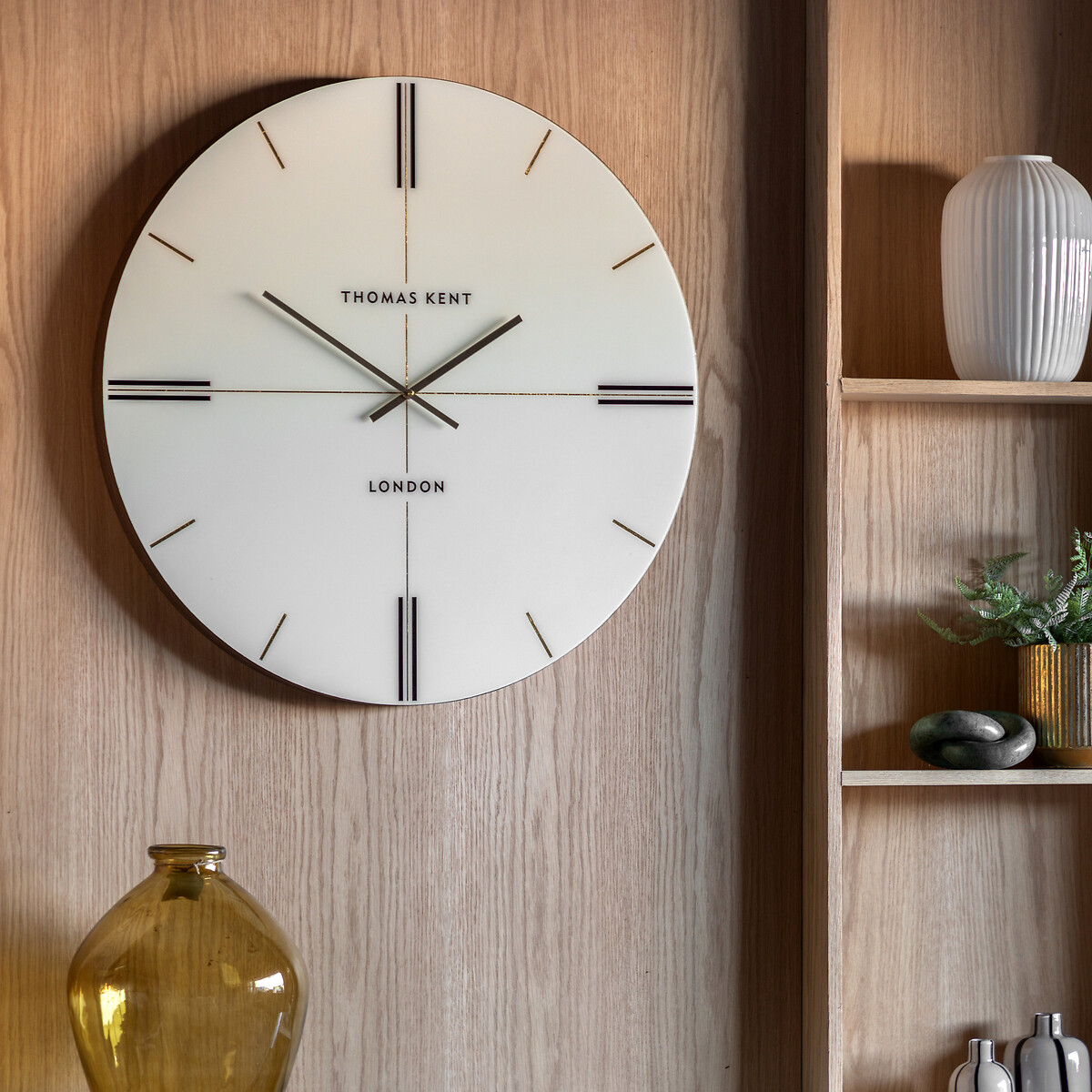Greenwich 32" Oversized Wall Clock white, THOMAS KENT