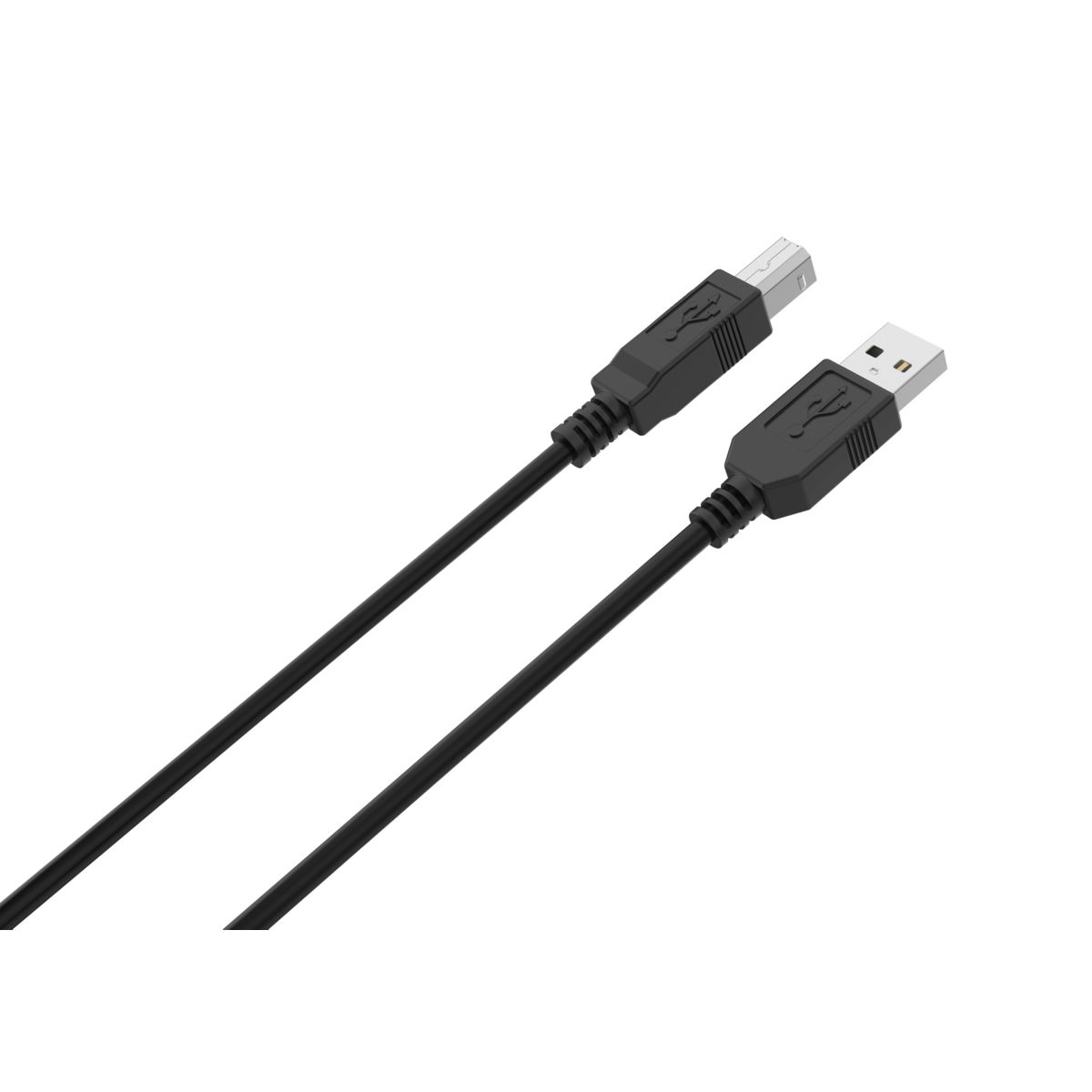 Câble imprimante USB-A vers USB-B 1M noir couleur unique, LISTO