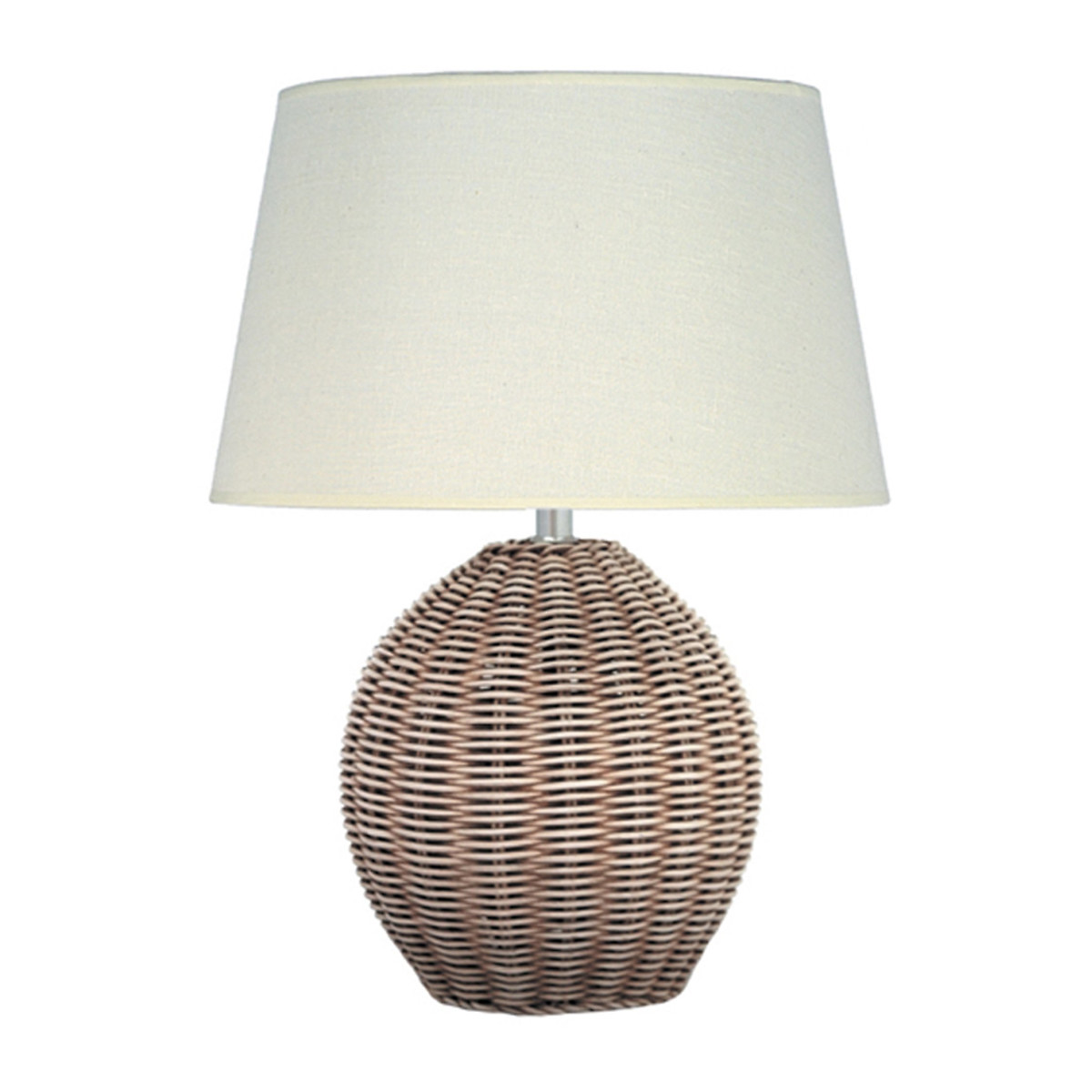 Rabanne Small Rattan Table Lamp in Cream Wash cream, ÉDITÉ