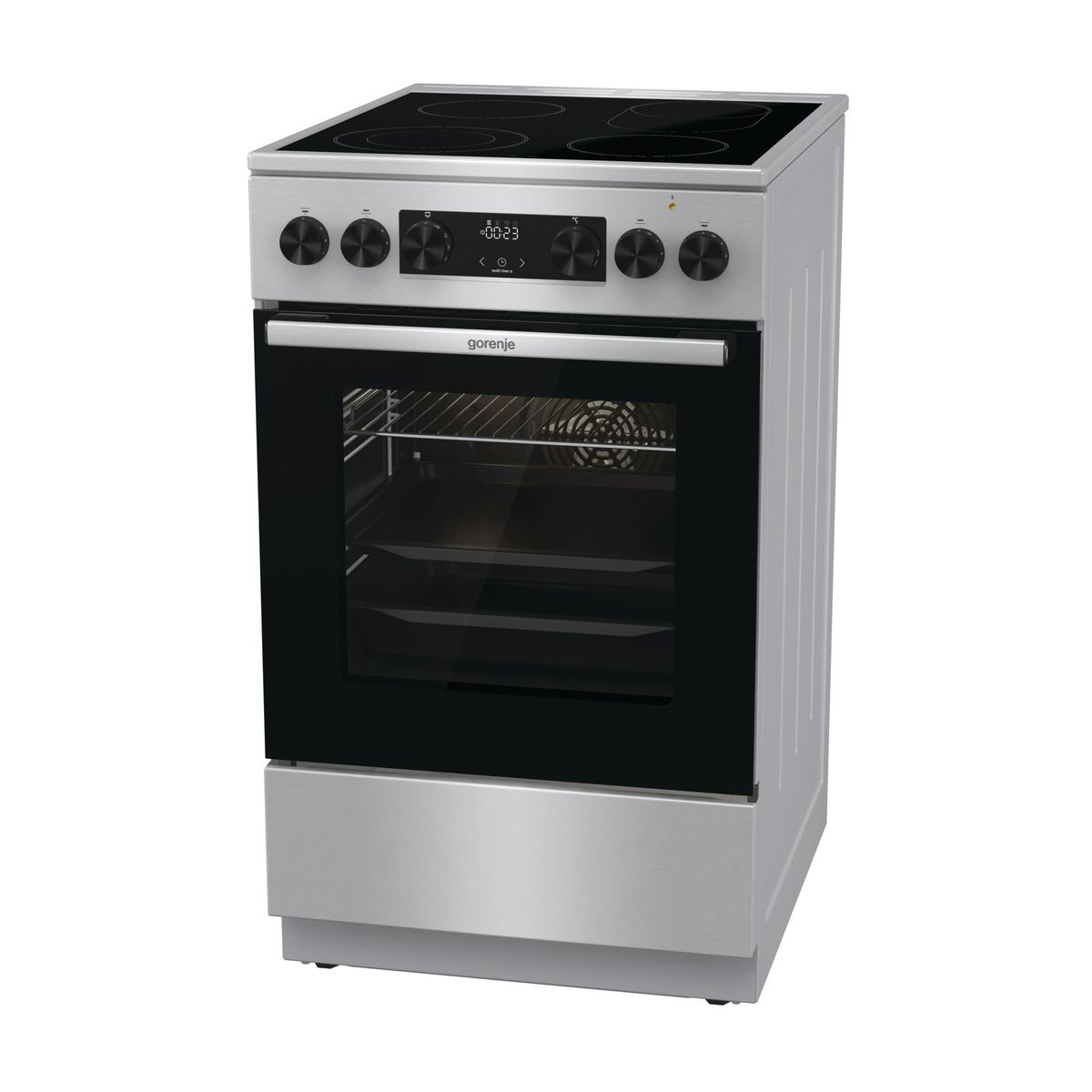 Cuisinière vitrocéramique GECS5C70XA couleur unique, GORENJE