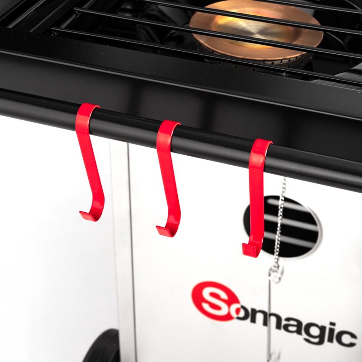 Barbecue au gaz, 4 brûleurs, Manhattan 450GPI, MANHATTAN 400GPI noir, SOMAGIC
