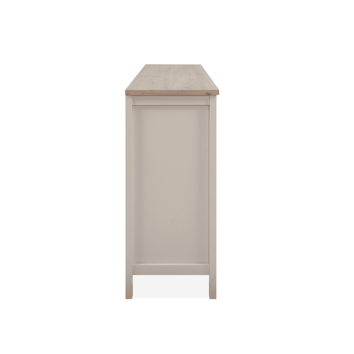 Buffet 4 portes et 3 tiroirs - LUND beige, CALICOSY