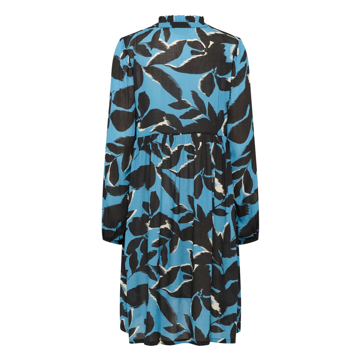 Robe bleu noir windward blue/black flower, KAFFE