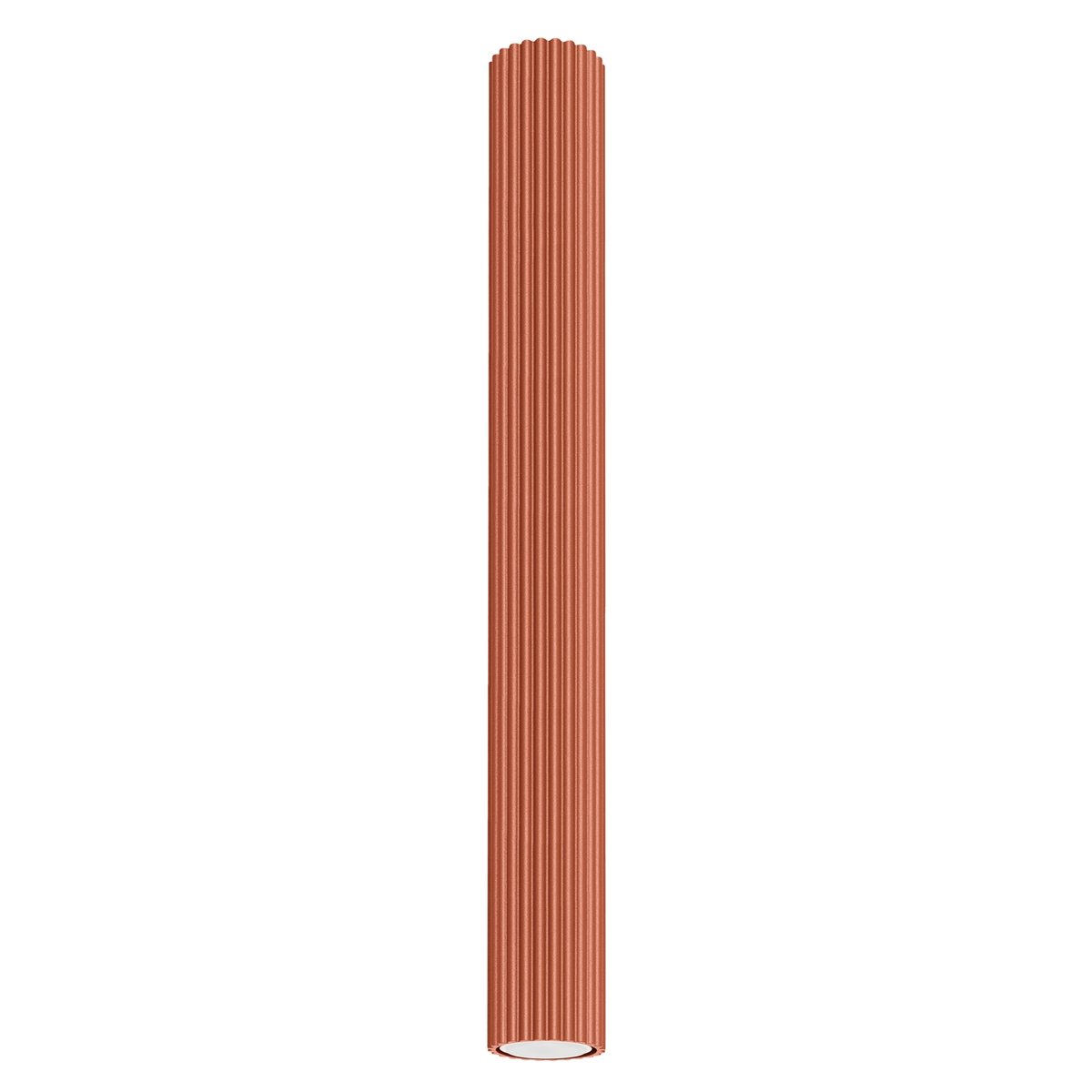 Plafonnier Aluminium Ocre Rouge GU10 1 Karbon 60 rouge, EDEN