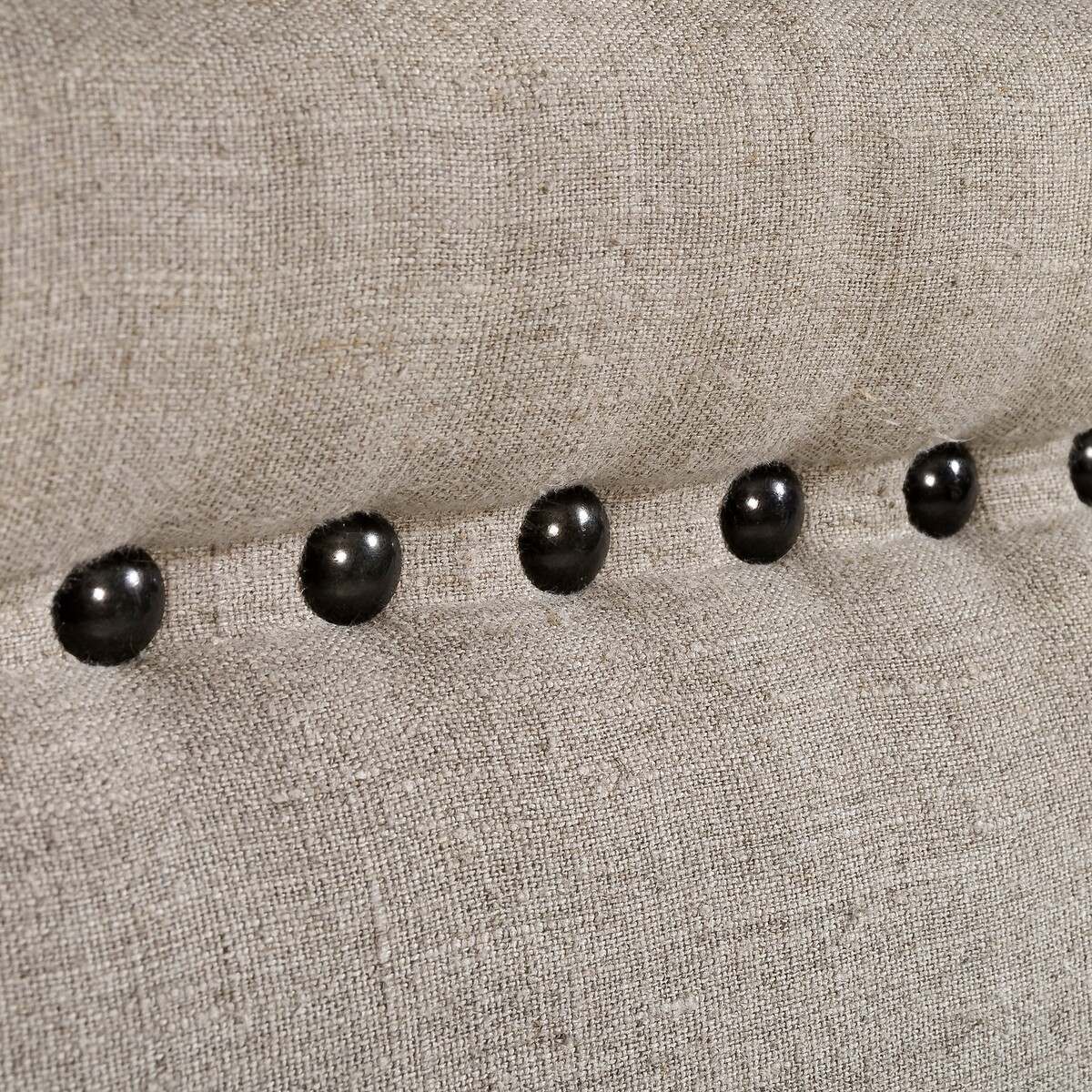 Tête de lit en lin, hauteur 115 cm, YLIANA naturel, AM.PM